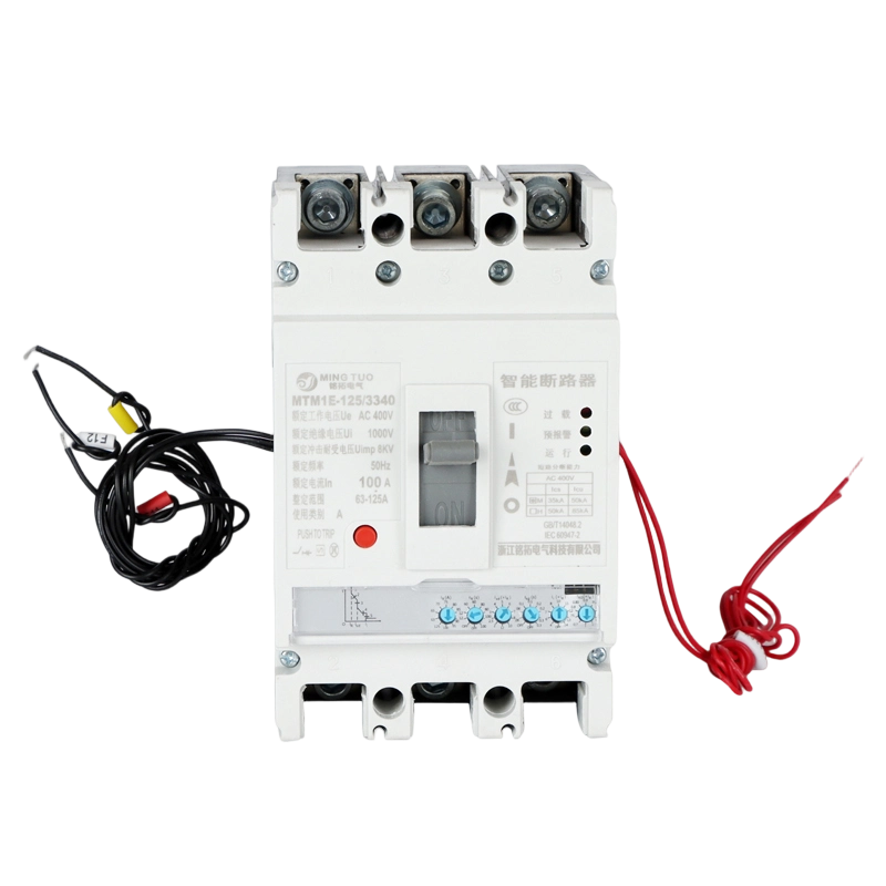 MCCB electronic digital MT-M1, 100-800A, 3/4P, 50kA, întrerupător controlat de microprocesor